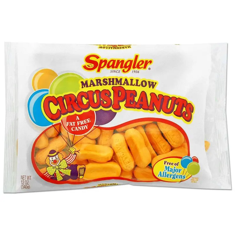Marshmallow Circus Peanuts Candy - 12-oz. Bag