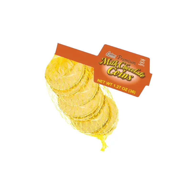 Palmer Milk Chocolate Coins 1.27 oz. Mesh Bag