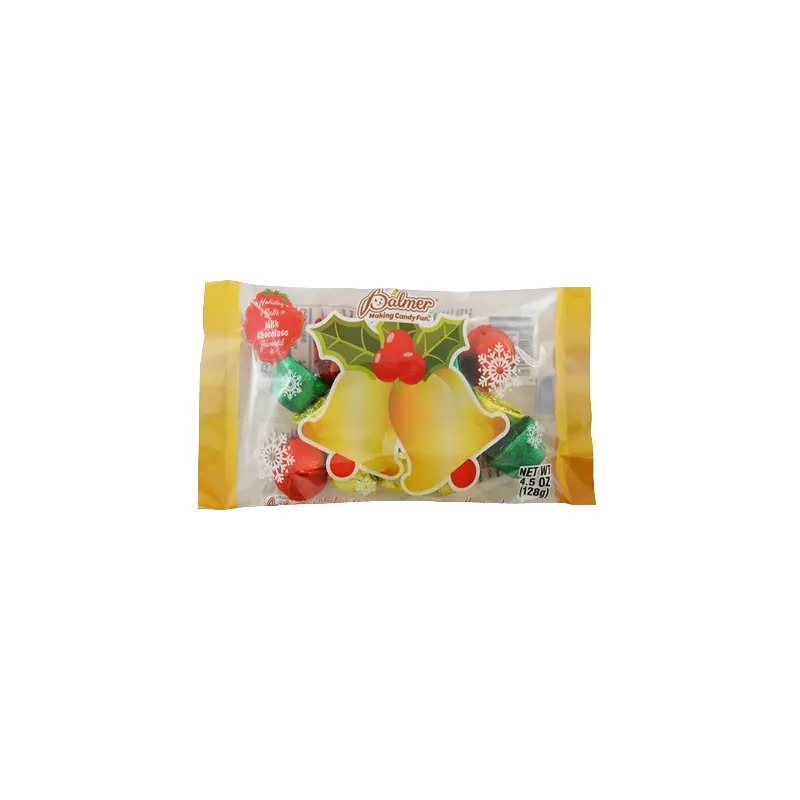 Palmer Milk Chocolate Holiday Bells 4.5 oz. Bag