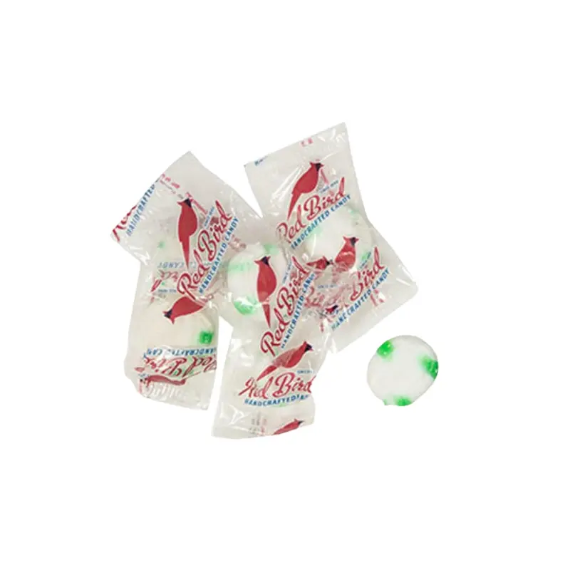 Red Bird Wintergreen Puffs Wrapped 3 lb. Bulk Bag