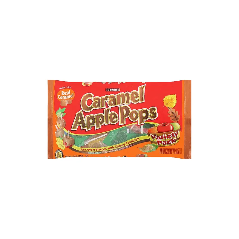 Tootsie Caramel Apple Pops Assorted Apple Orchard Lollipops Bags