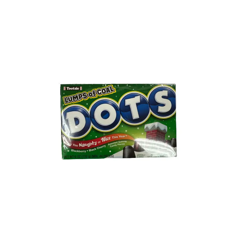 Tootsie Lumps of Coal Dots 6 oz. Theater Box