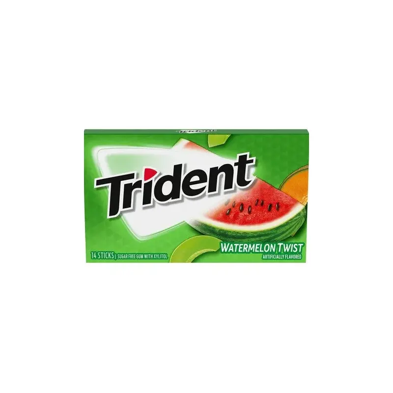 Trident Single Watermelon Twist 14 Stick Pack