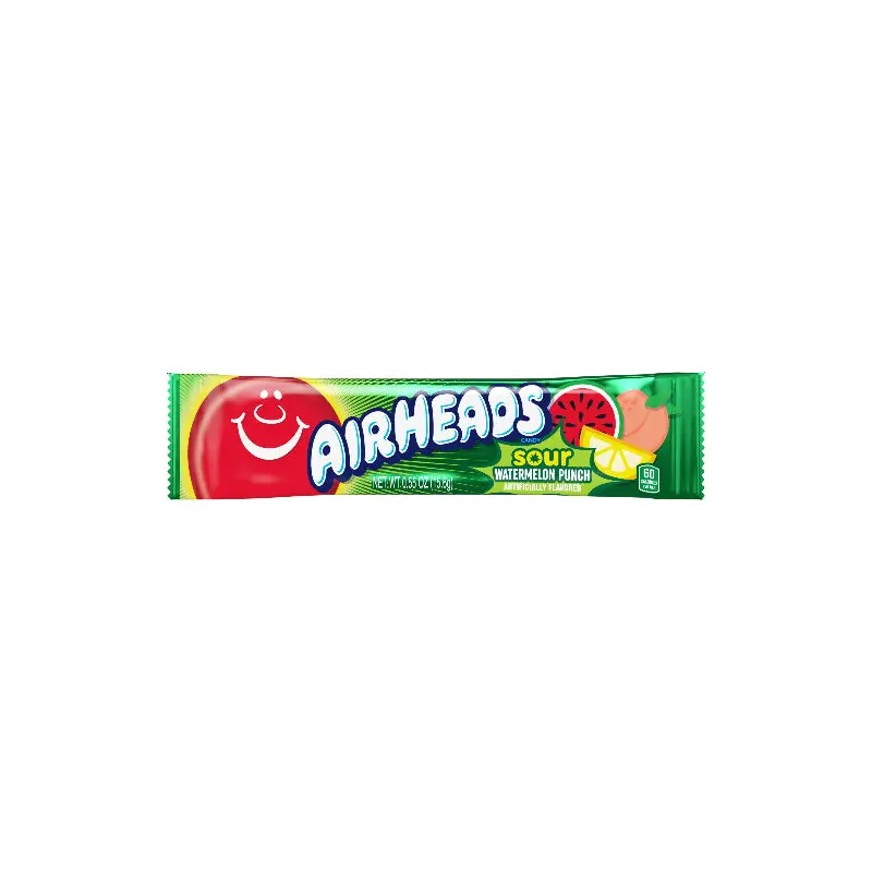 Airheads Sour Watermelon Punch 0.55 oz. Bar