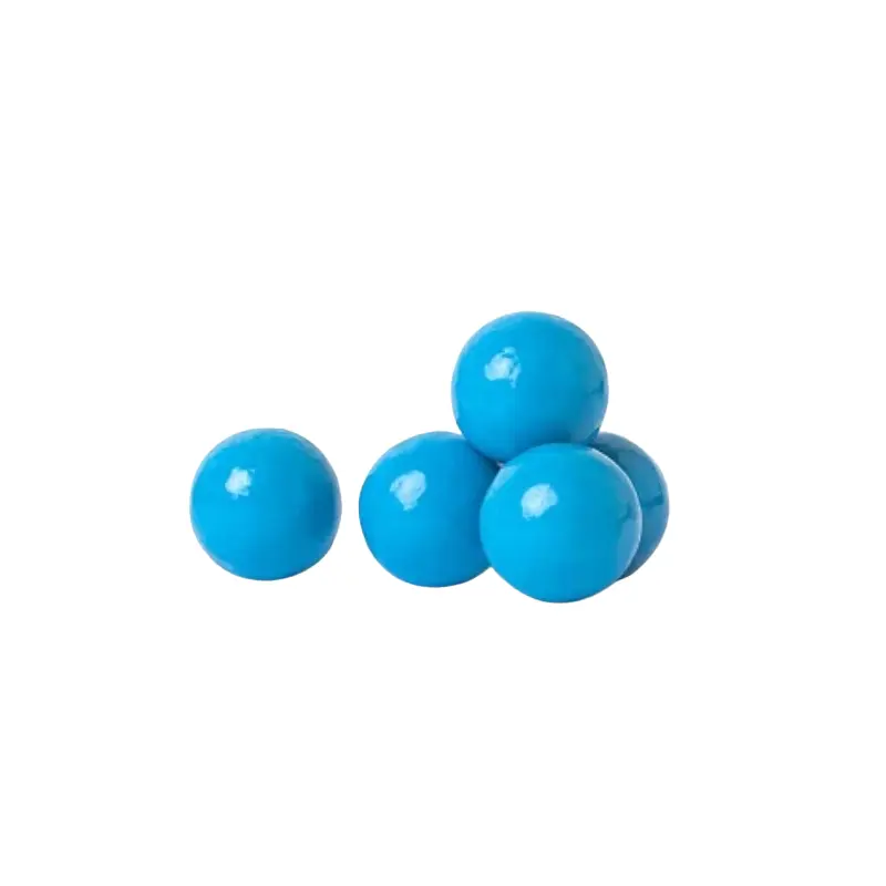 All City Candy 1" Caribbean Blue Raspberry Gumballs 3 lb. Bulk Bag