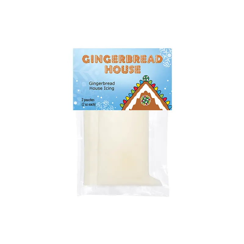 All City Candy Gingerbread House Vanilla Icing 2 oz. Bag Pack of 2