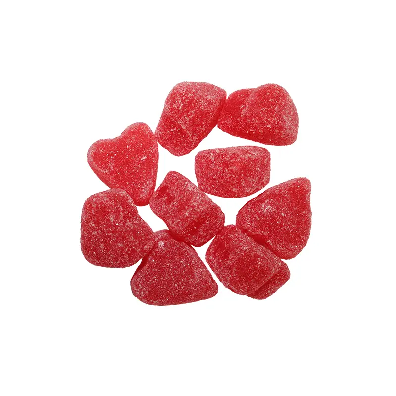Cherry Jelly Hearts Candy Bulk Bags