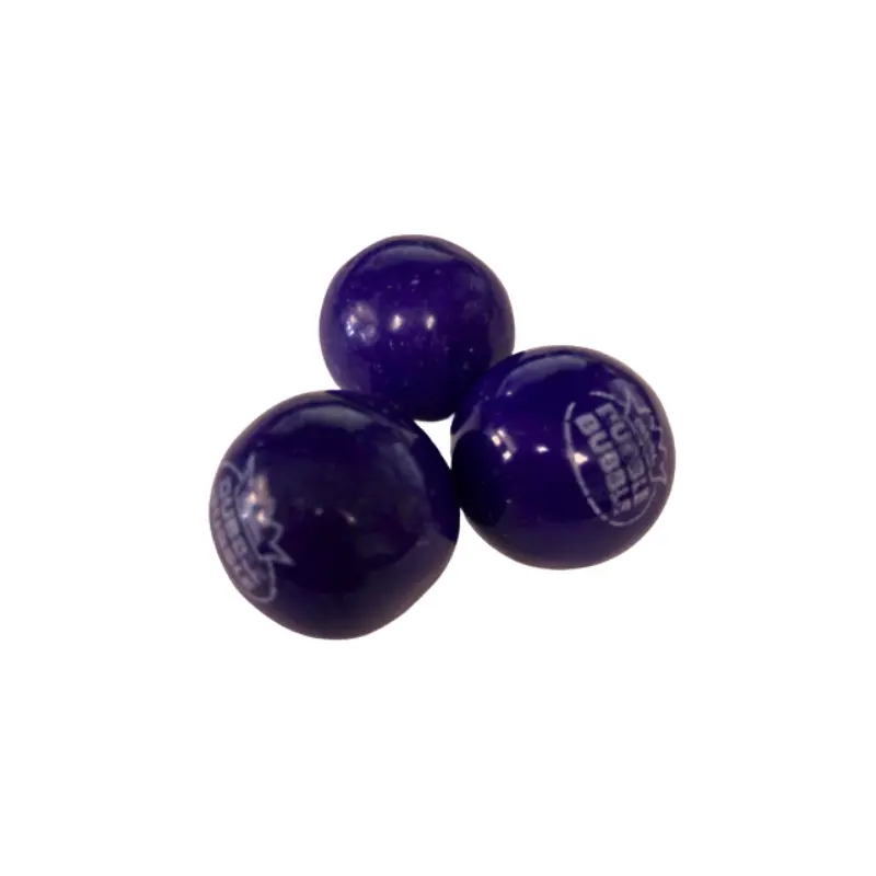 Dubble Bubble Grape Gum Balls 3 lb. Bulk Bag