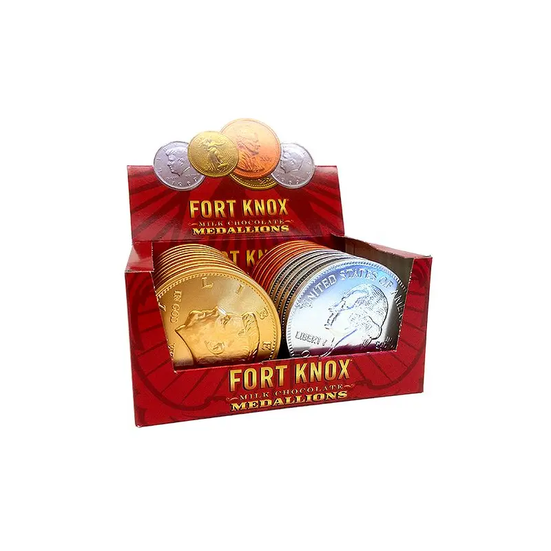 Fort Knox Milk Chocolate Medallions 2-oz.
