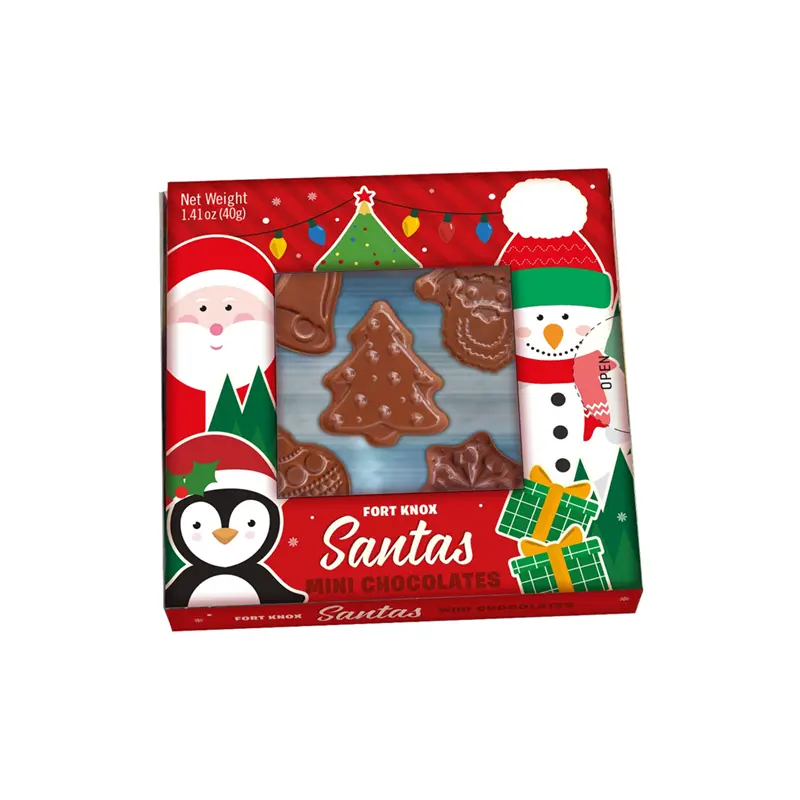 Fort Knox Santas Mini Chocolates 1.41 oz. Box