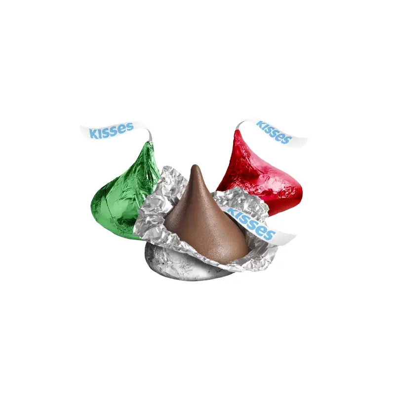 Hershey's Kisses Milk Chocolate Christmas Colors Bulk Bags