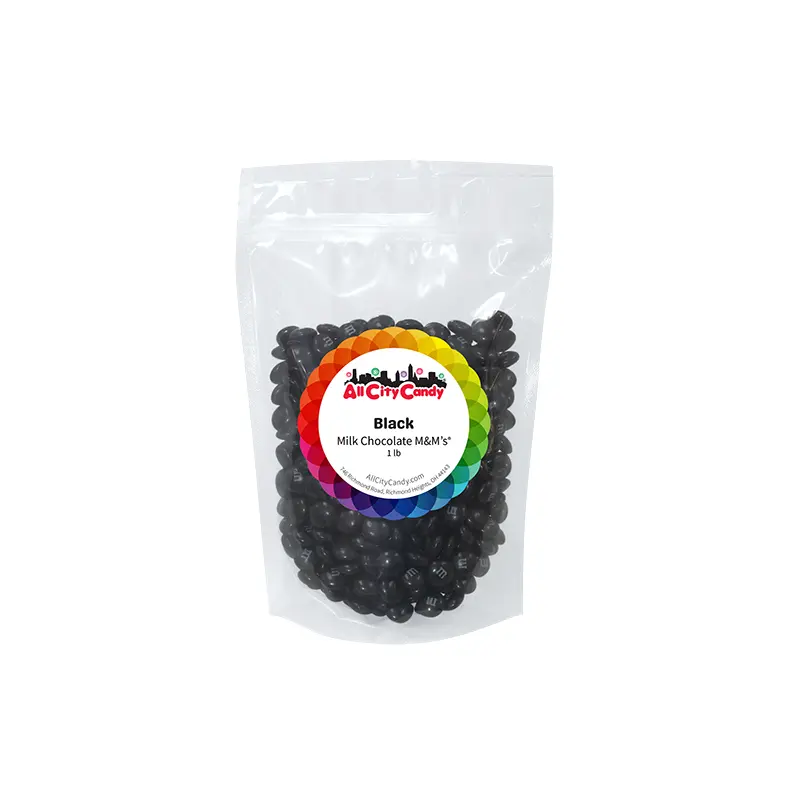M&M Milk Chocolate Black 1 lb. Bulk Bag