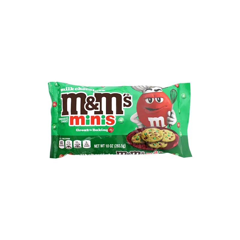 M&M Minis Christmas Baking Chips 10 oz. Bag
