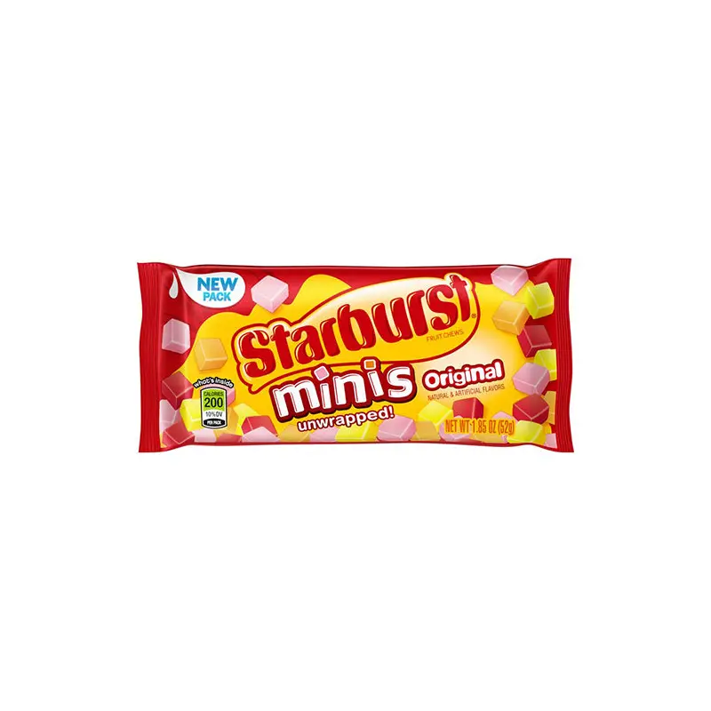 Starburst Minis Unwrapped Fruit Chews Original Flavors - 1.85-oz. Bag