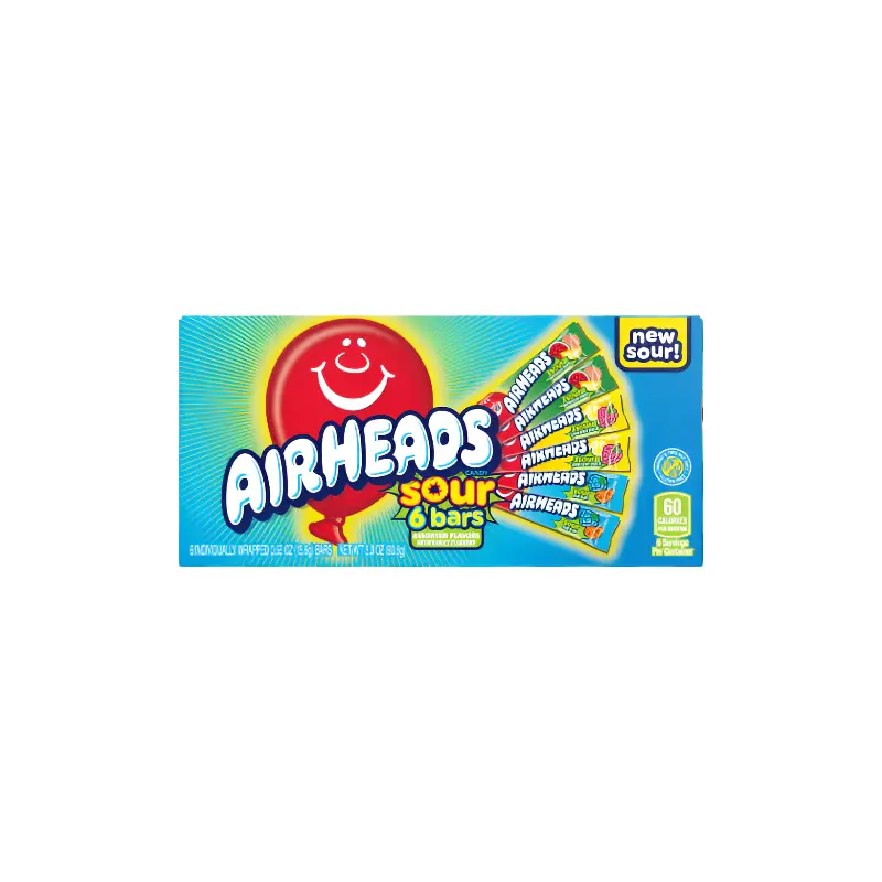 Airheads Sour Mini Bars Theater Box 3.3 oz.