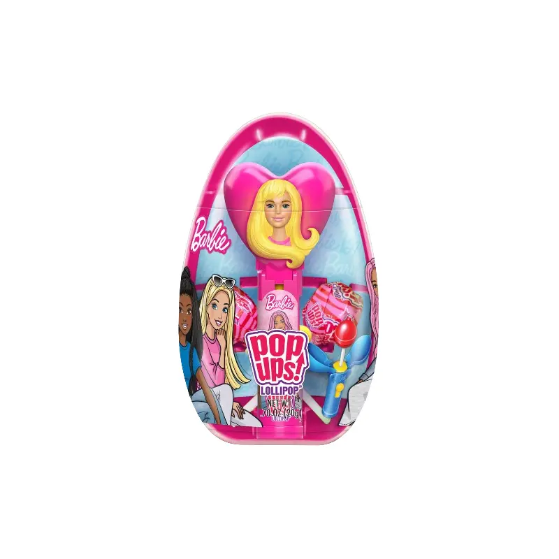 Barbie Pop Ups! Lollipop Jumbo Egg 0.7 oz