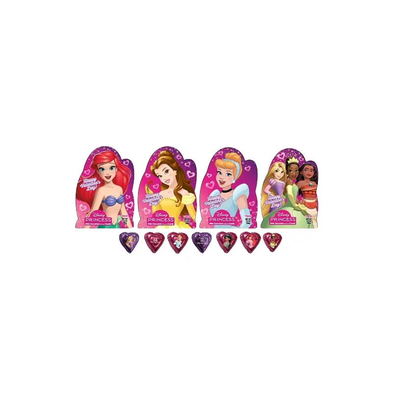 Disney Princess Valentine's Hearts 2.5 oz. Bag