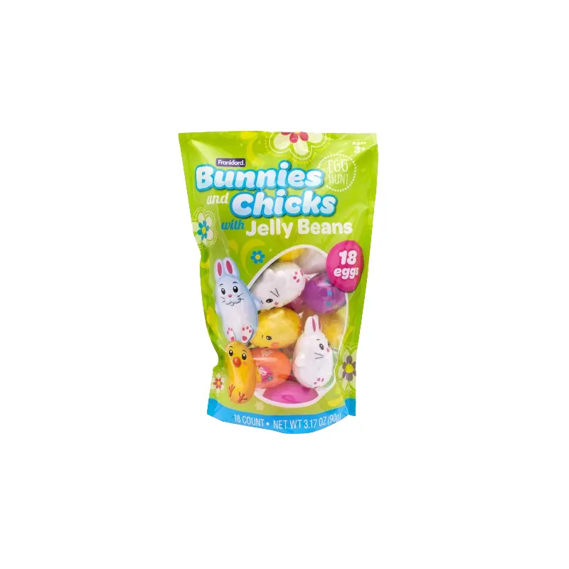 Frankford Bunnies and Chicks Egg Hung with Jelly Beans 18 count 3.17 oz.