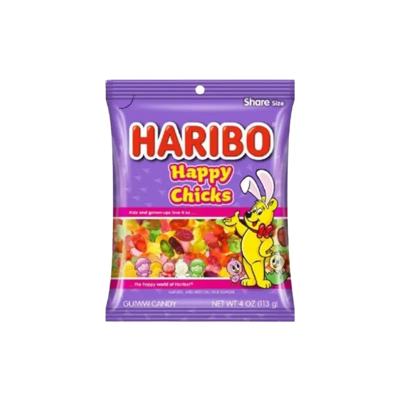 Haribo Happy Chicks Gummi Candy 4 oz. Bag