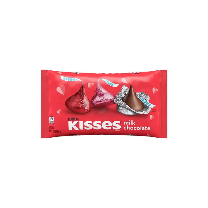 Hershey's Milk Chocolate Valentines Kisses 10.1 oz. Bag