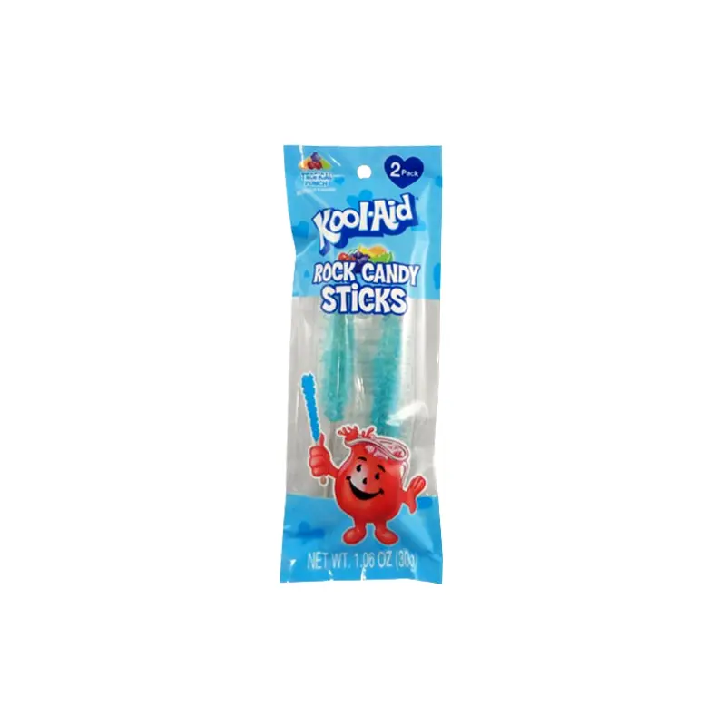 Kool-Aid Valentine's Rock Candy 2 pack Tropical Punch 1.06 oz. Bag