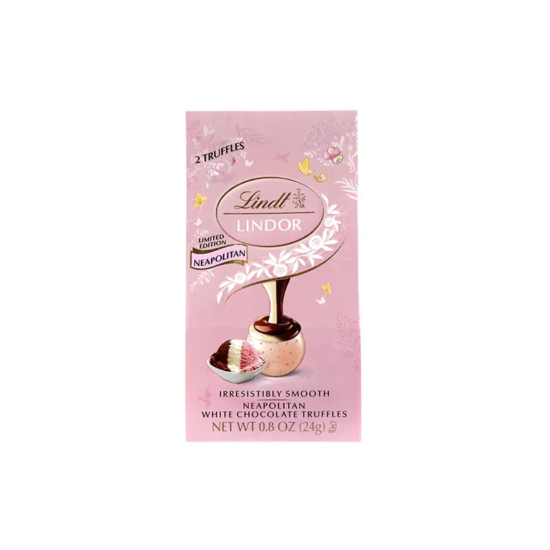 Lindt Lindor Neapolitan Truffle 0.8 oz. Bag