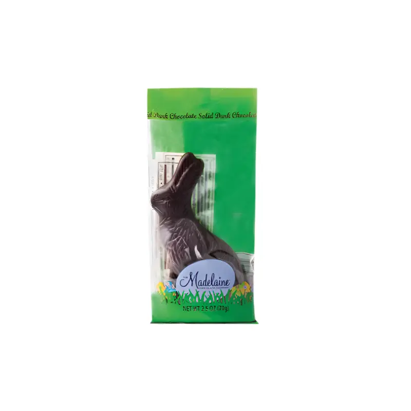 Madelaine Solid Dark Chocolate Sitting Rabbit 2.5 oz.
