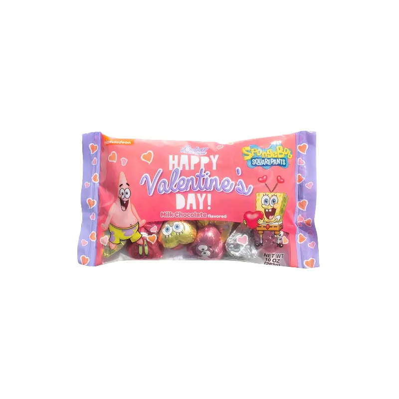 Palmer Spongebob Squarepants Valentine's Foil Hearts 10 oz. Bag