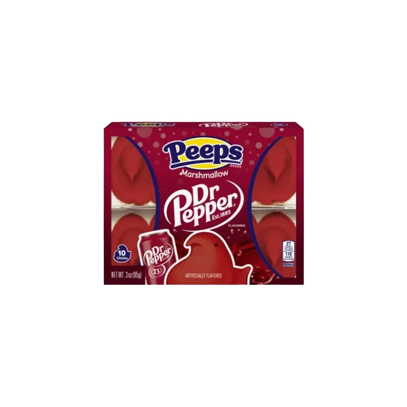 Peeps Marshmallow Chicks Dr. Pepper Flavors 10 count 3.0 oz.
