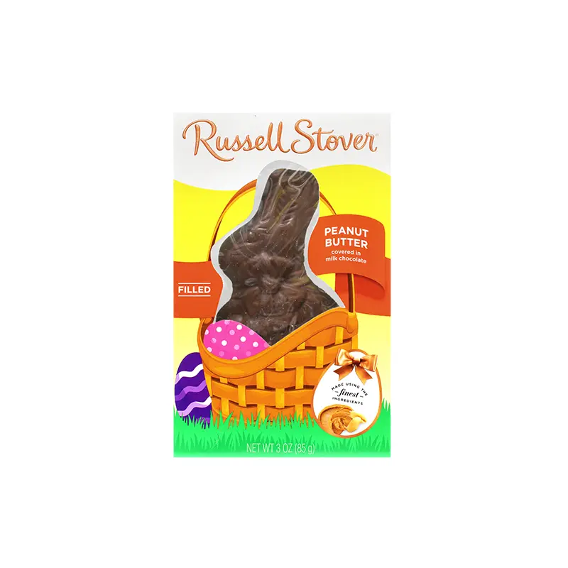 Russell Stover Milk Chocolate Covered Peanut Butter Rabbit 3 oz.