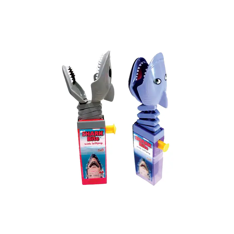 Shark Bite with Lollipop Candy Toy
