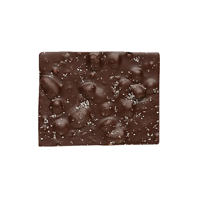 All City Candy Dark Chocolate Sea Salt Caramel Almond Bark 1/2 lb. Gift Box