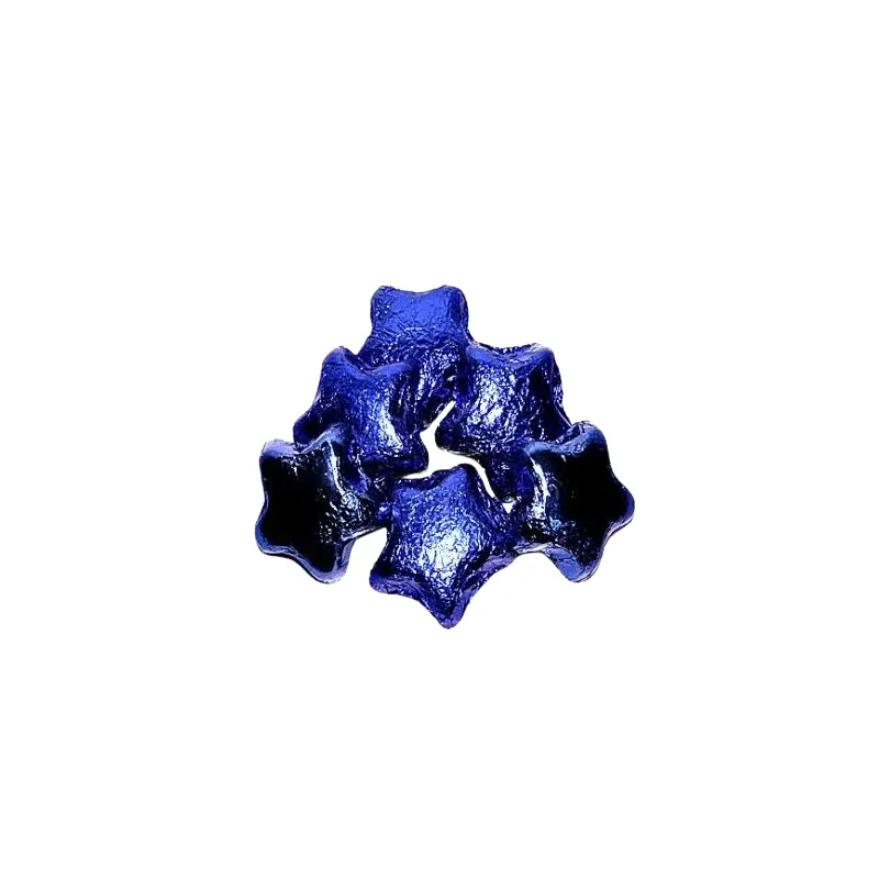Blue Foiled Milk Chocolate Stars - Bulk Bags