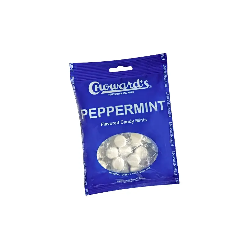 C Howard's Peppermint Wrapped Candy Mints 3 oz. Bag