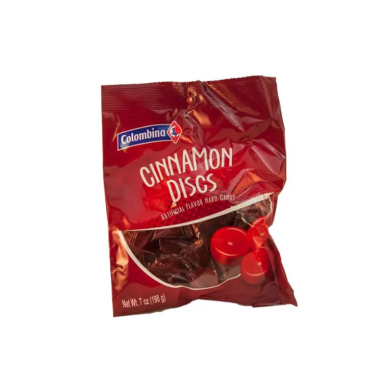Colombina Cinnamon Discs Hard Candy - 7 oz. Bag