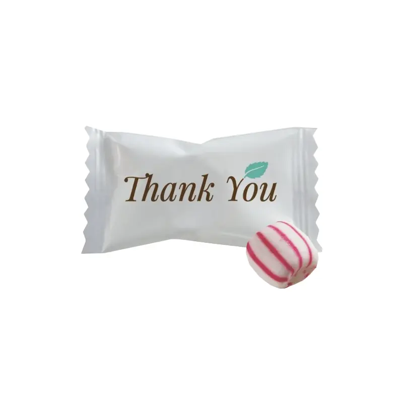 Hospitality Mints "Thank You" themed Soft Peppermint 2 lb. Bag