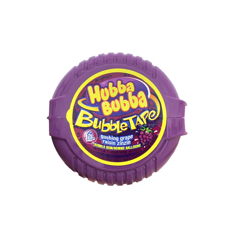 Hubba Bubba Bubble Tape Gushing Grape 56 g Roll