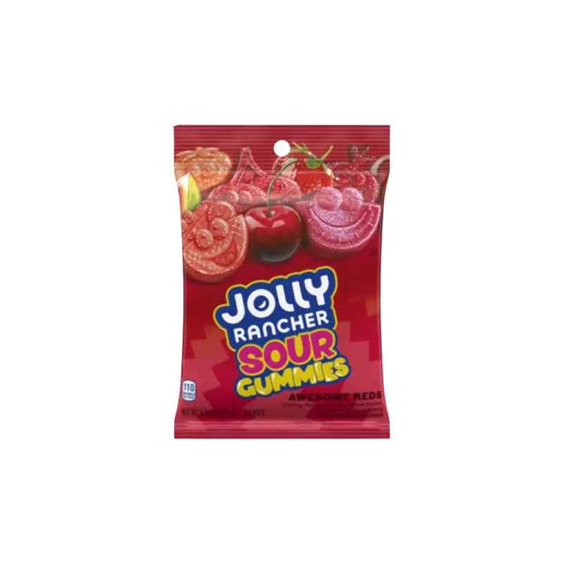 Jolly Ranchers Gummies Sour Awesome Reds 6.5 oz. Bag