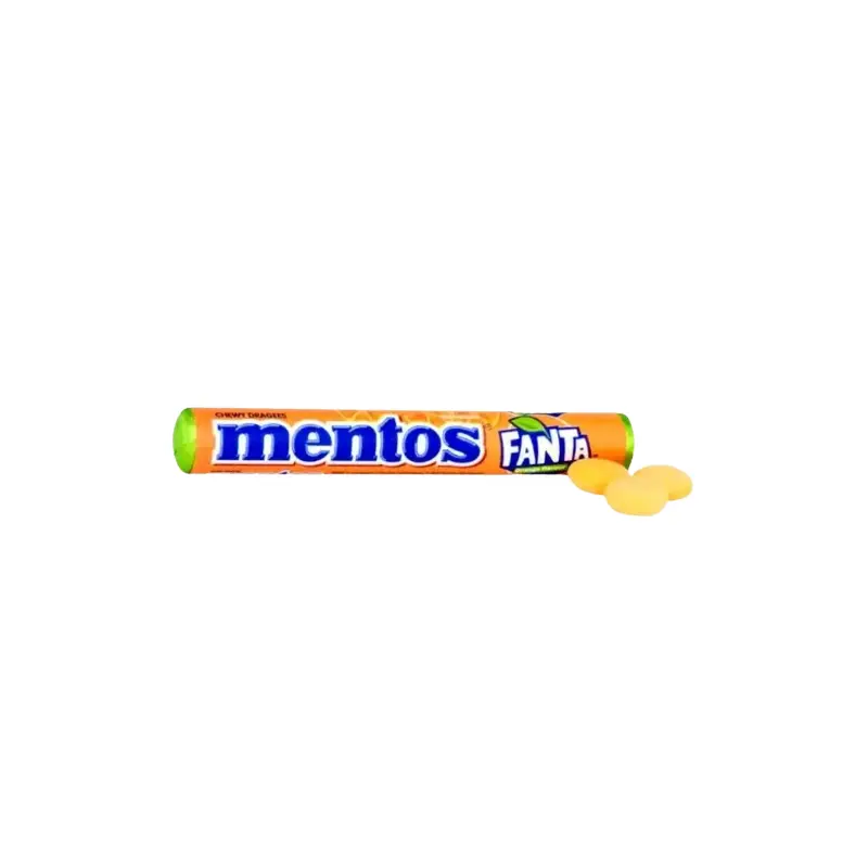 Mentos Fanta Orange Flavor 3.75 g Roll