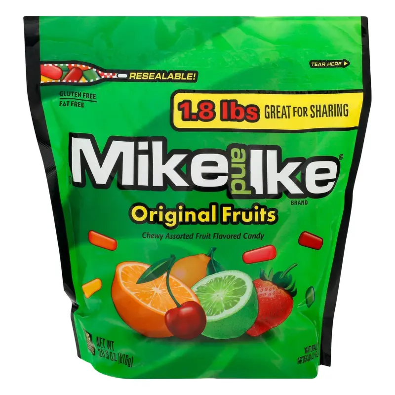 Mike and Ike Original Fruit Chew 1.8 lb.  Bag