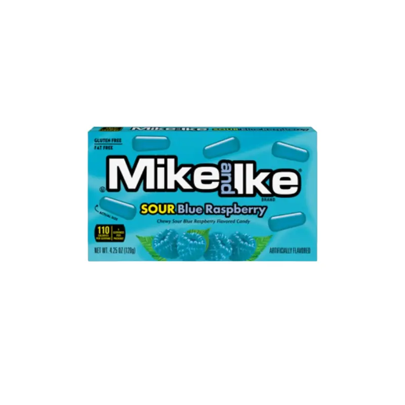 Mike and Ike Sour Blue Raspberry 4.25 oz. Theater Box