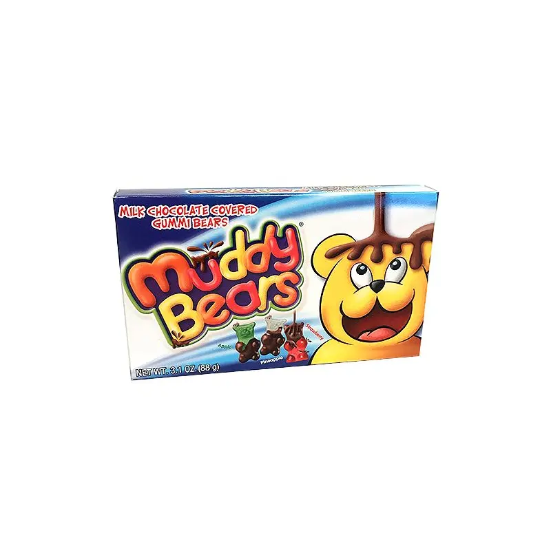 Muddy Bears Milk Chocolate Covered Gummi Bears - 3.1-oz. Theater Box