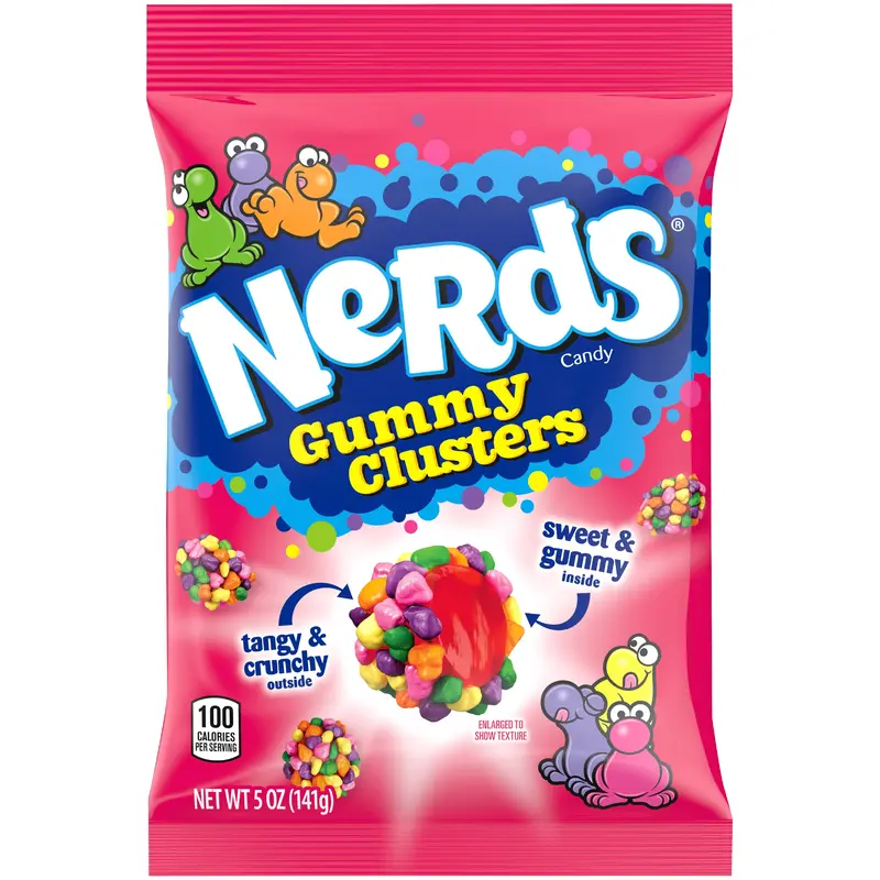 Nerds Gummy Clusters 5 oz Peg Bag