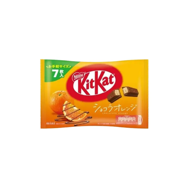 Nestle Kit Kat Chocolate Orange Mini (Japan) 2.86 oz. Bag