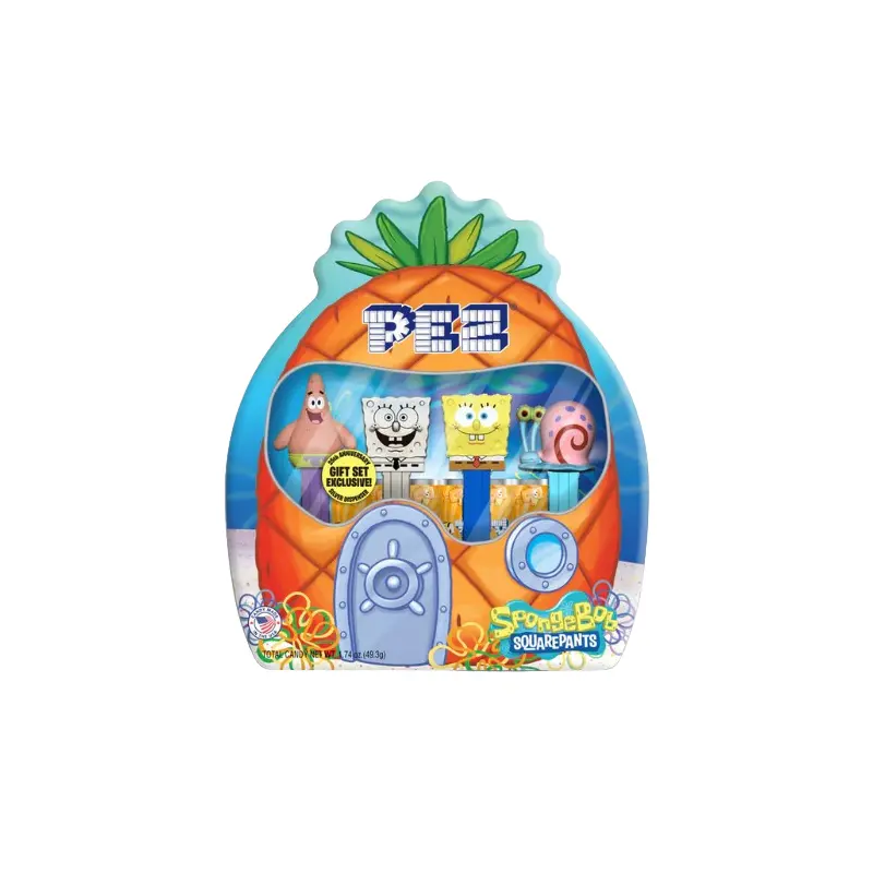 PEZ SpongeBob Squarepants 25th Anniversary Gift Tin