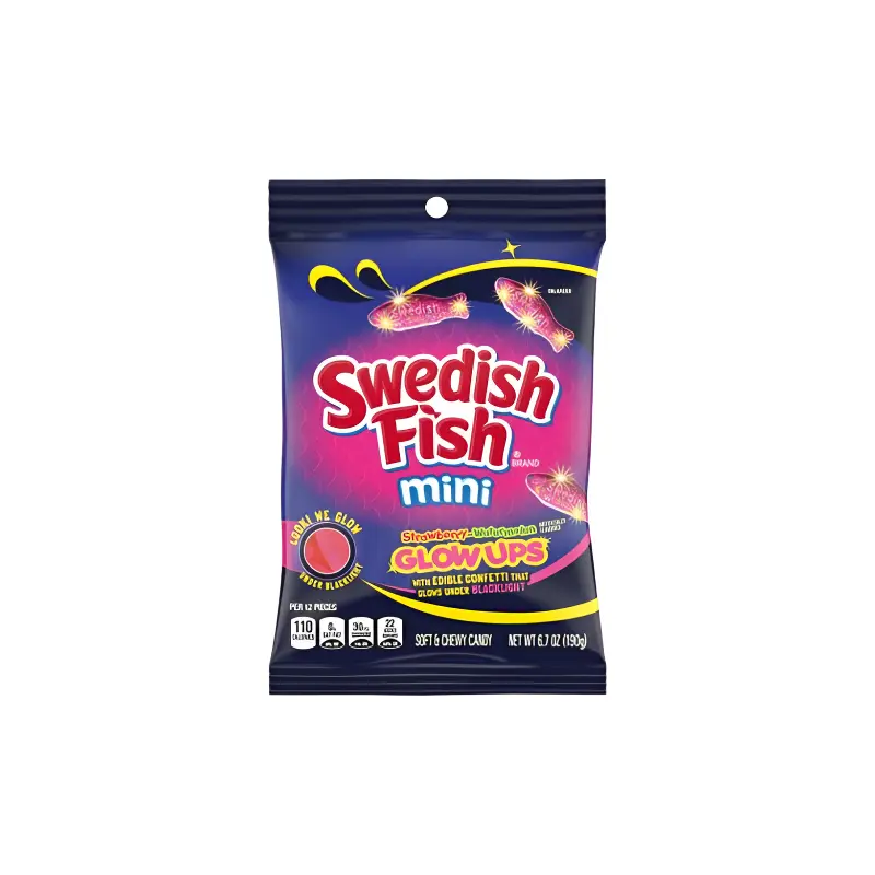 Swedish Fish Mini Glowups 6.7 oz. Bag