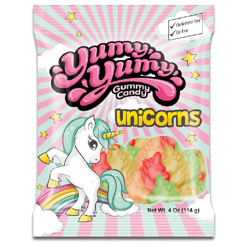 Yumy Yumy Unicorns Gummi Candy - 4-oz. Bag