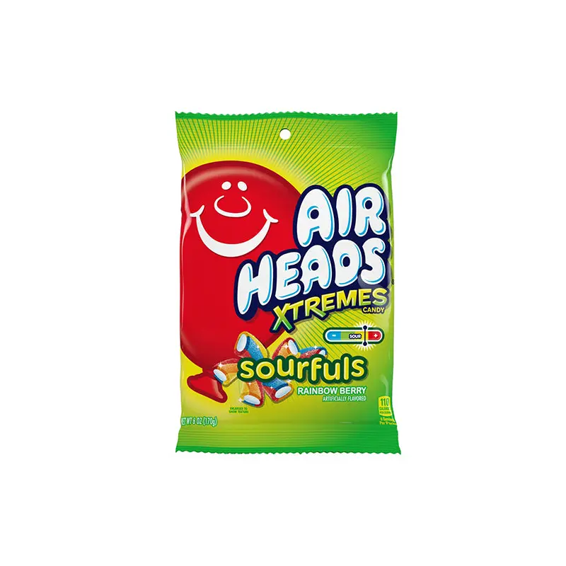 Airheads Xtremes Sourfuls Rainbow Berry Candy - 6-oz. Bag
