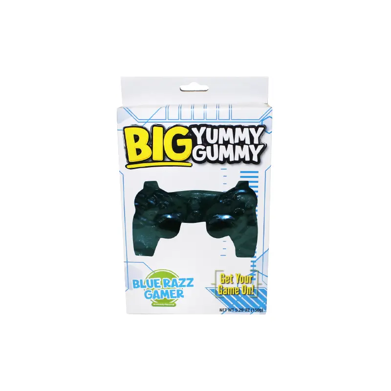 Big Yummy Gummy Blue Razz Gamer 5.29 oz.