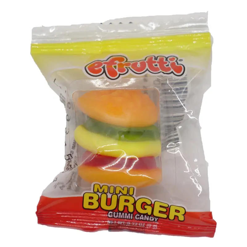 efrutti Mini Burgers Gummi Candy - 2 lb. Bulk Bag